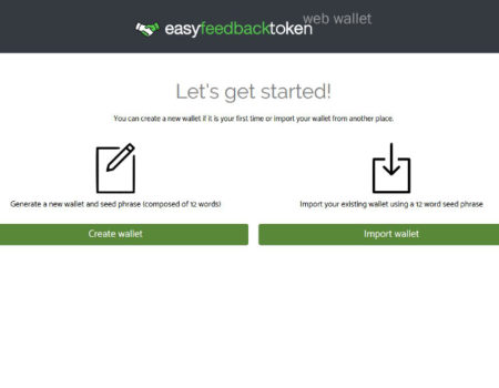 Soon EasyFeedback Token Wallet!